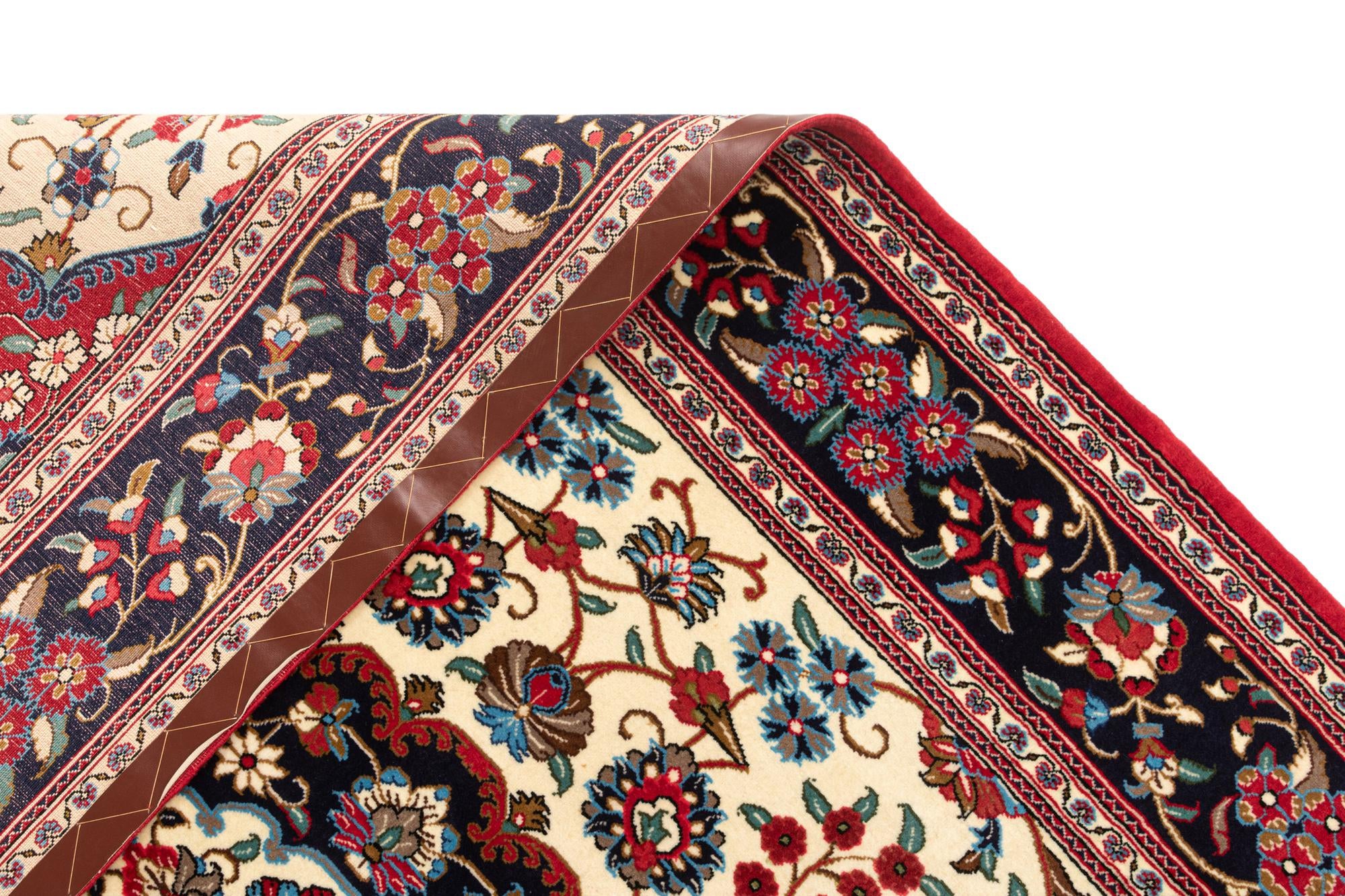 5' x 8' 5 Hand Knotted Qom Persian Rug