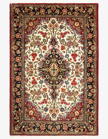 4' 9 x 7' Qom Rug