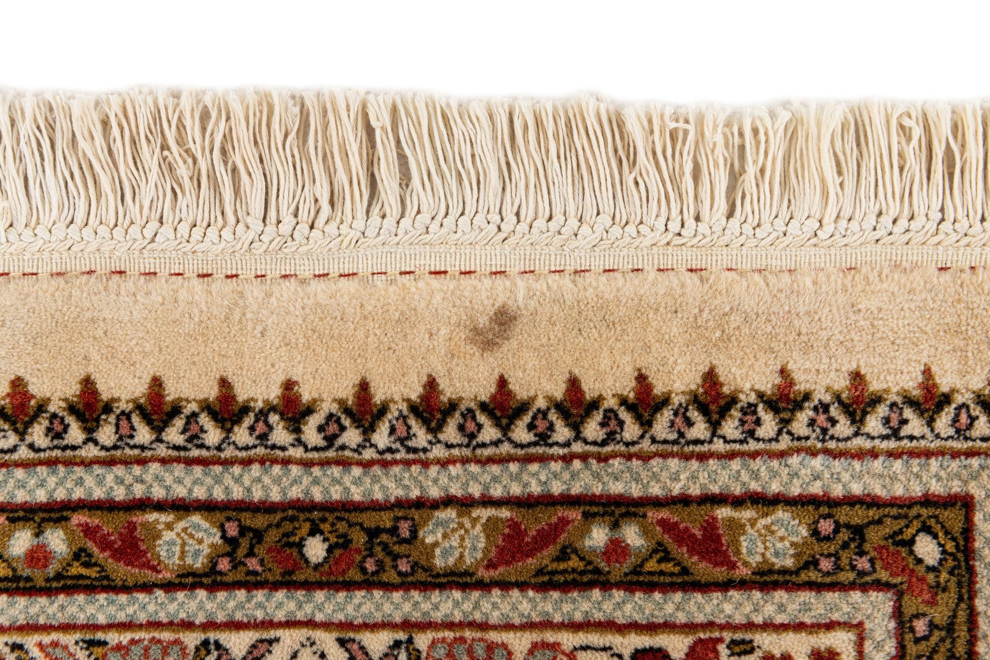7' 7 x 9' Hand Knotted Sarough Oriental Wool Rug