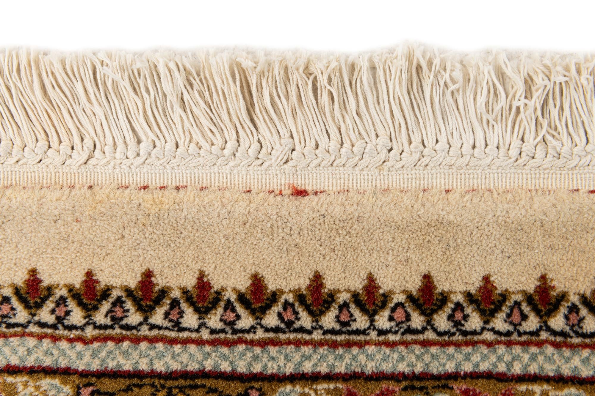 7' 7 x 9' Hand Knotted Sarough Oriental Wool Rug