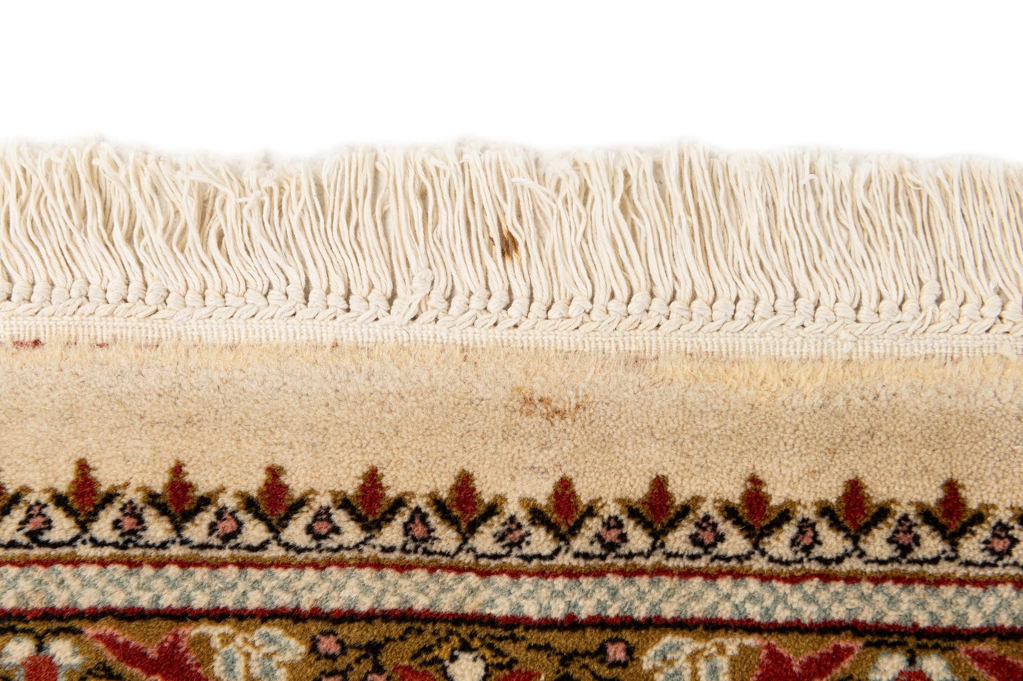 7' 7 x 9' Hand Knotted Sarough Oriental Wool Rug