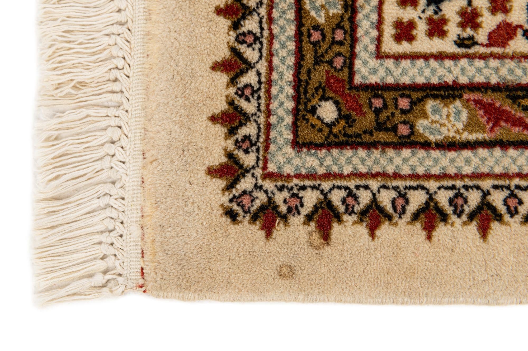 7' 7 x 9' Hand Knotted Sarough Oriental Wool Rug