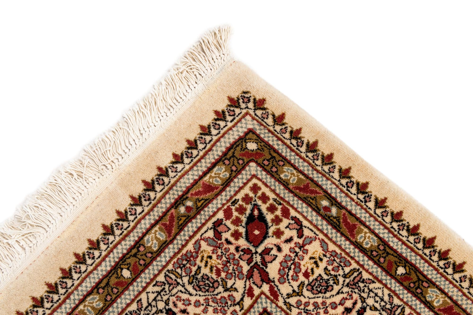 7' 7 x 9' Hand Knotted Sarough Oriental Wool Rug