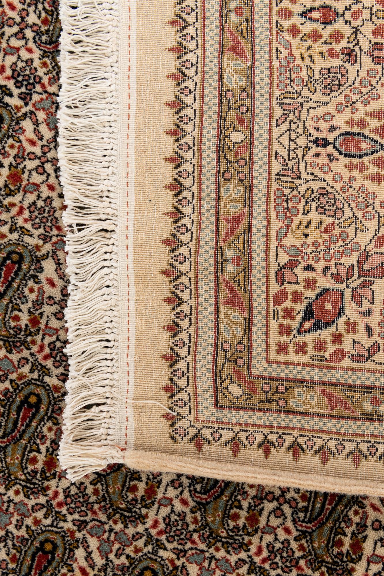 7' 7 x 9' Hand Knotted Sarough Oriental Wool Rug