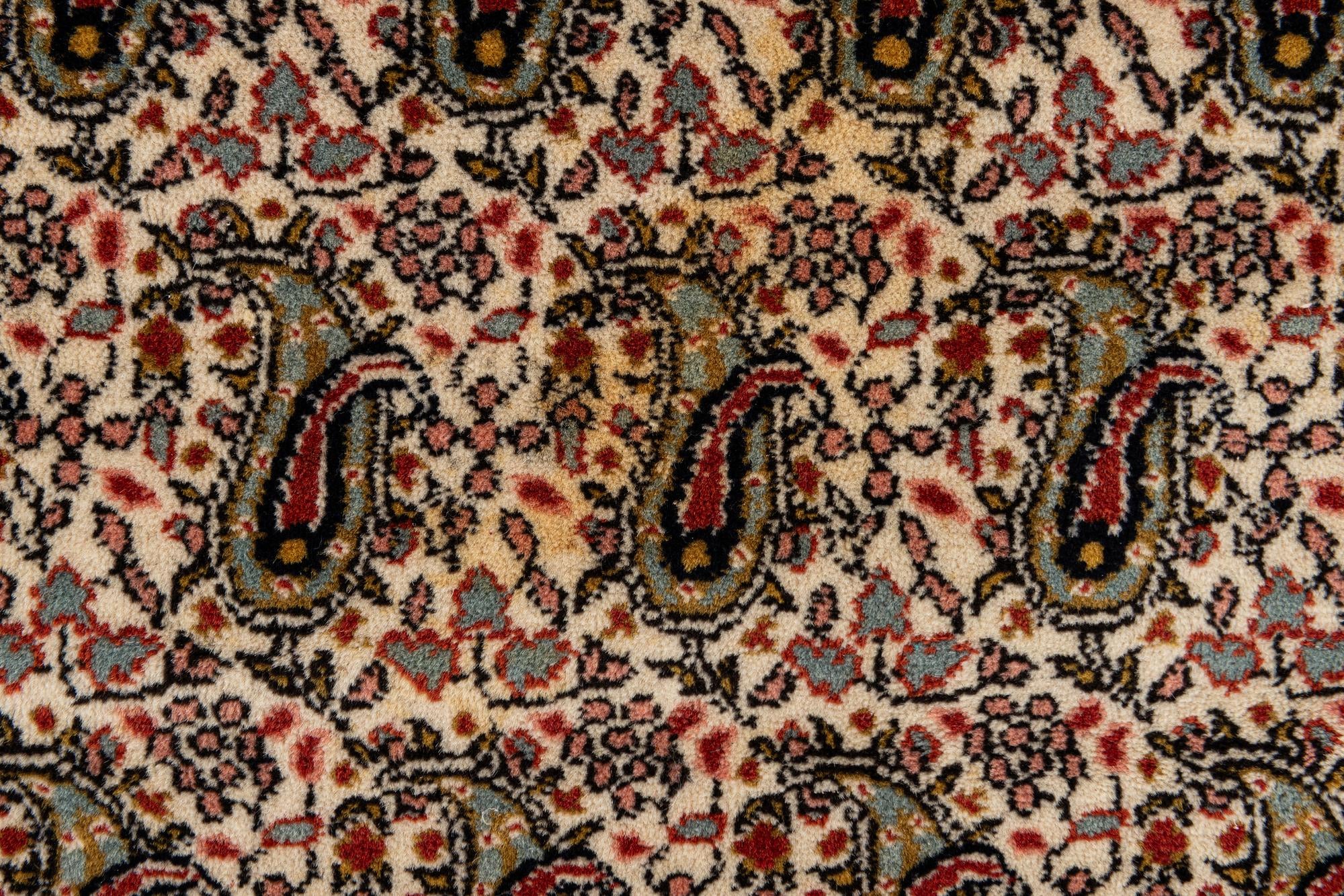 7' 7 x 9' Hand Knotted Sarough Oriental Wool Rug