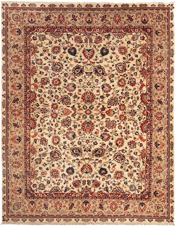 Detail image of 8' 10 x 12' 7 Sarouk Wool Rug