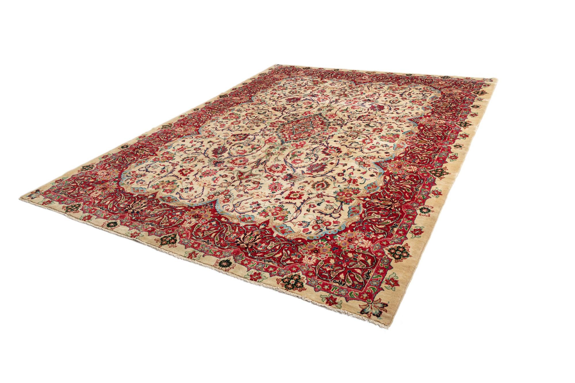 9' 7 x 12' 8 Sarouk Wool Rug