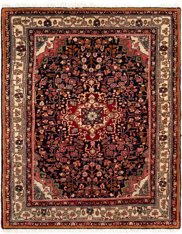 Detail image of 3' 8 x 5' 7 Sarouk Wool Rug