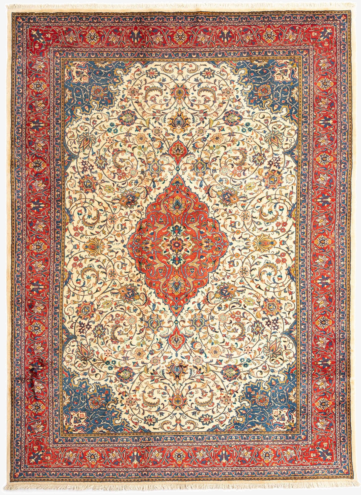 8' 2 x 11' 5 Sarouk Wool Rug