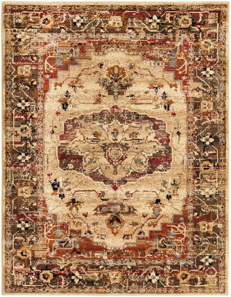 Detail image of 5' 3 x 8' Saturn Rug