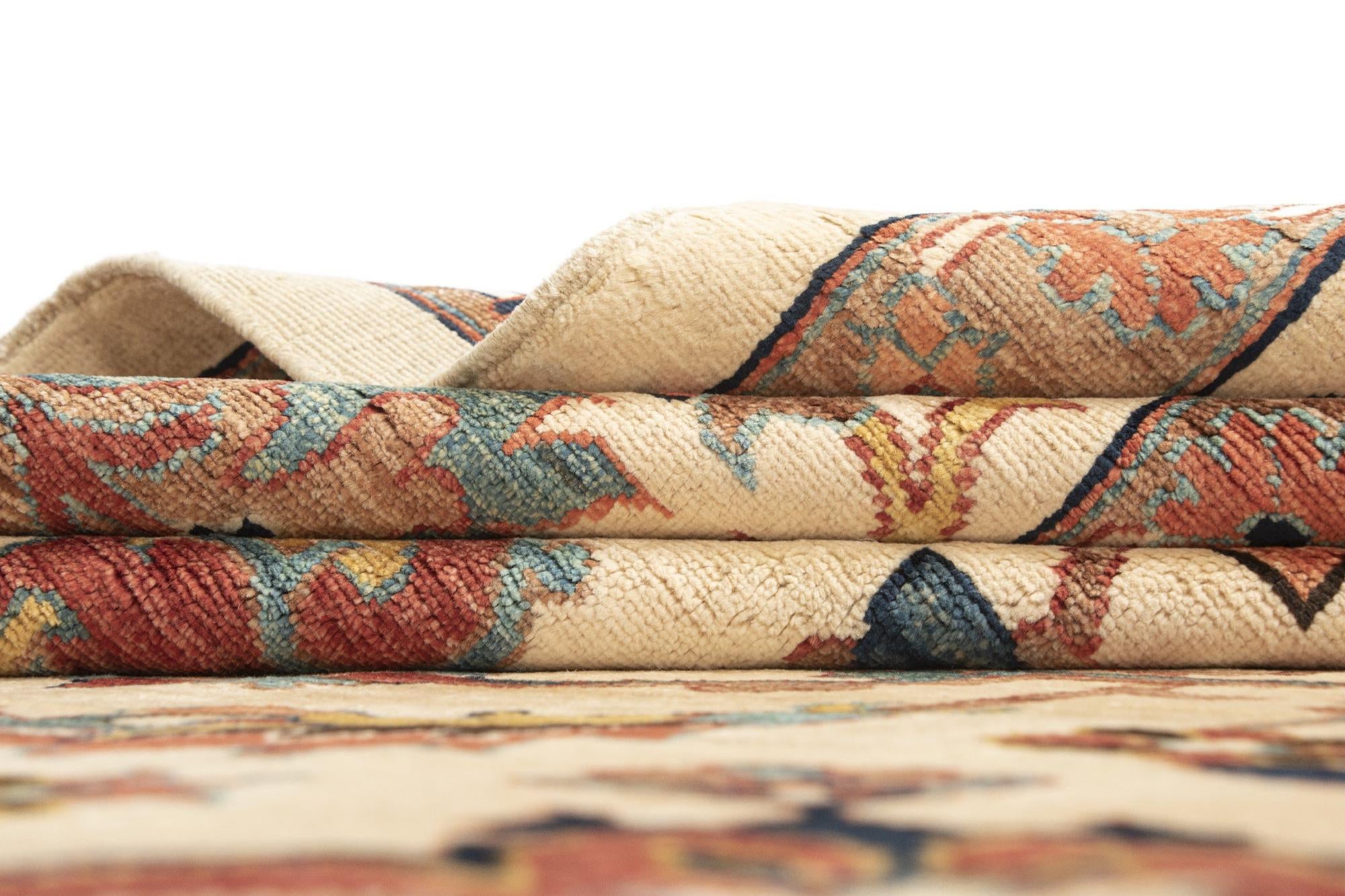 9' 1 x 11' 4 Serapi Wool Rug