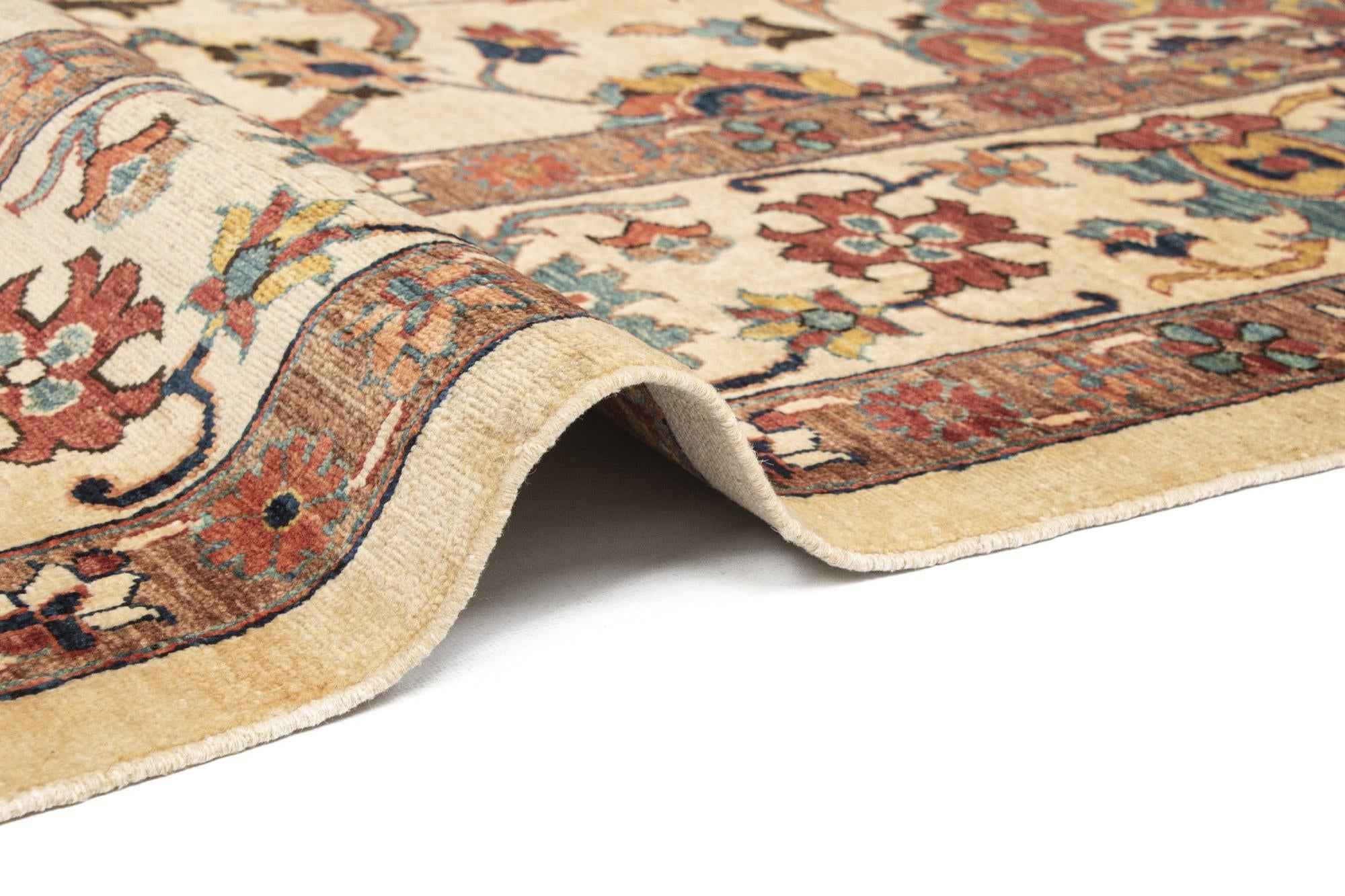 9' 1 x 11' 4 Serapi Wool Rug