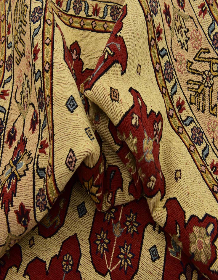 Detail image of 4' x 6' 2  Hand Knotted Sirjan Persian Wool Rug