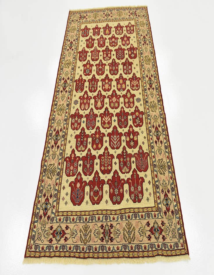 Detail image of 4' x 6' 2  Hand Knotted Sirjan Persian Wool Rug