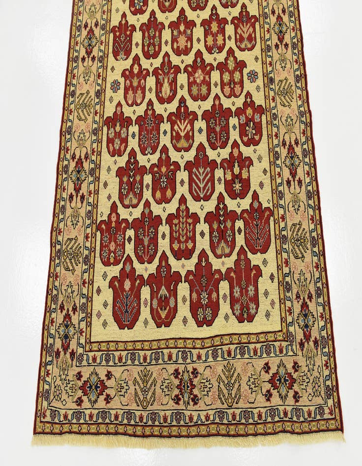 Detail image of 4' x 6' 2  Hand Knotted Sirjan Persian Wool Rug