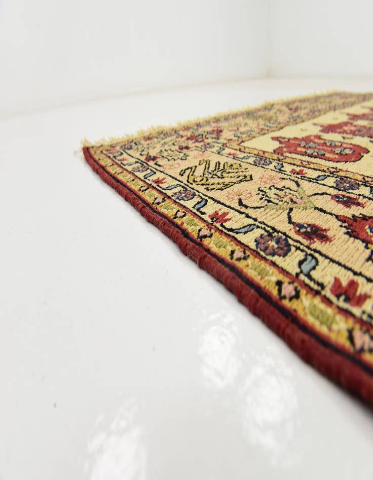 Detail image of 4' x 6' 2  Hand Knotted Sirjan Persian Wool Rug