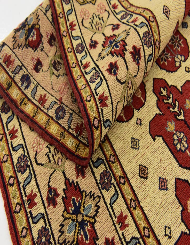 Detail image of 4' x 6' 2  Hand Knotted Sirjan Persian Wool Rug
