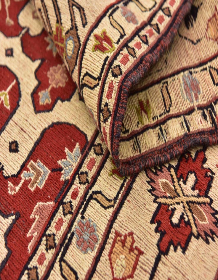 Detail image of 4' 3 x 6' 4  Hand Knotted Sirjan Persian Wool Rug