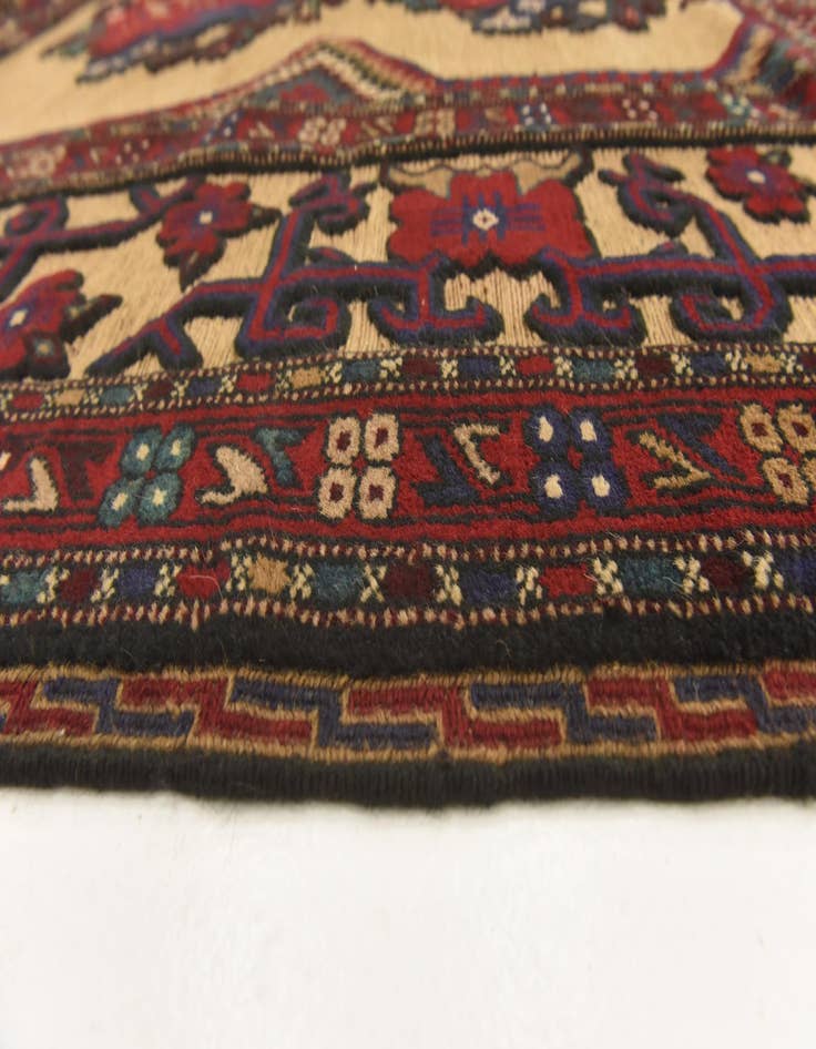 Detail image of 6' 8 x 9' 2 Hand Knotted Sumak Wool Rug