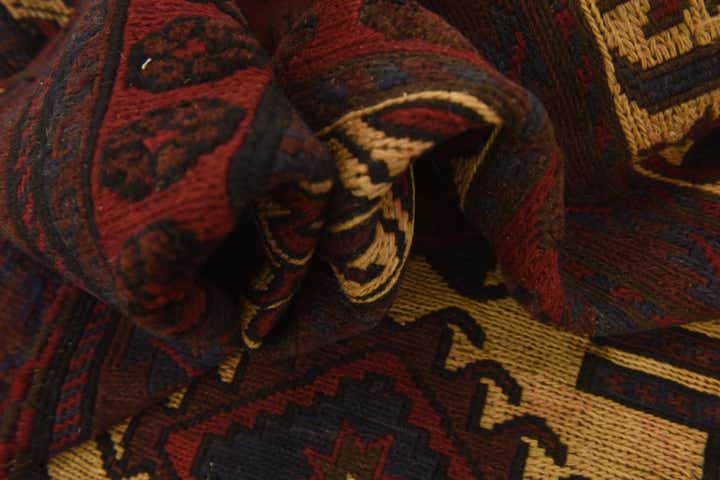 6' 2 x 8' 8 Hand Knotted Sumak Wool Rug