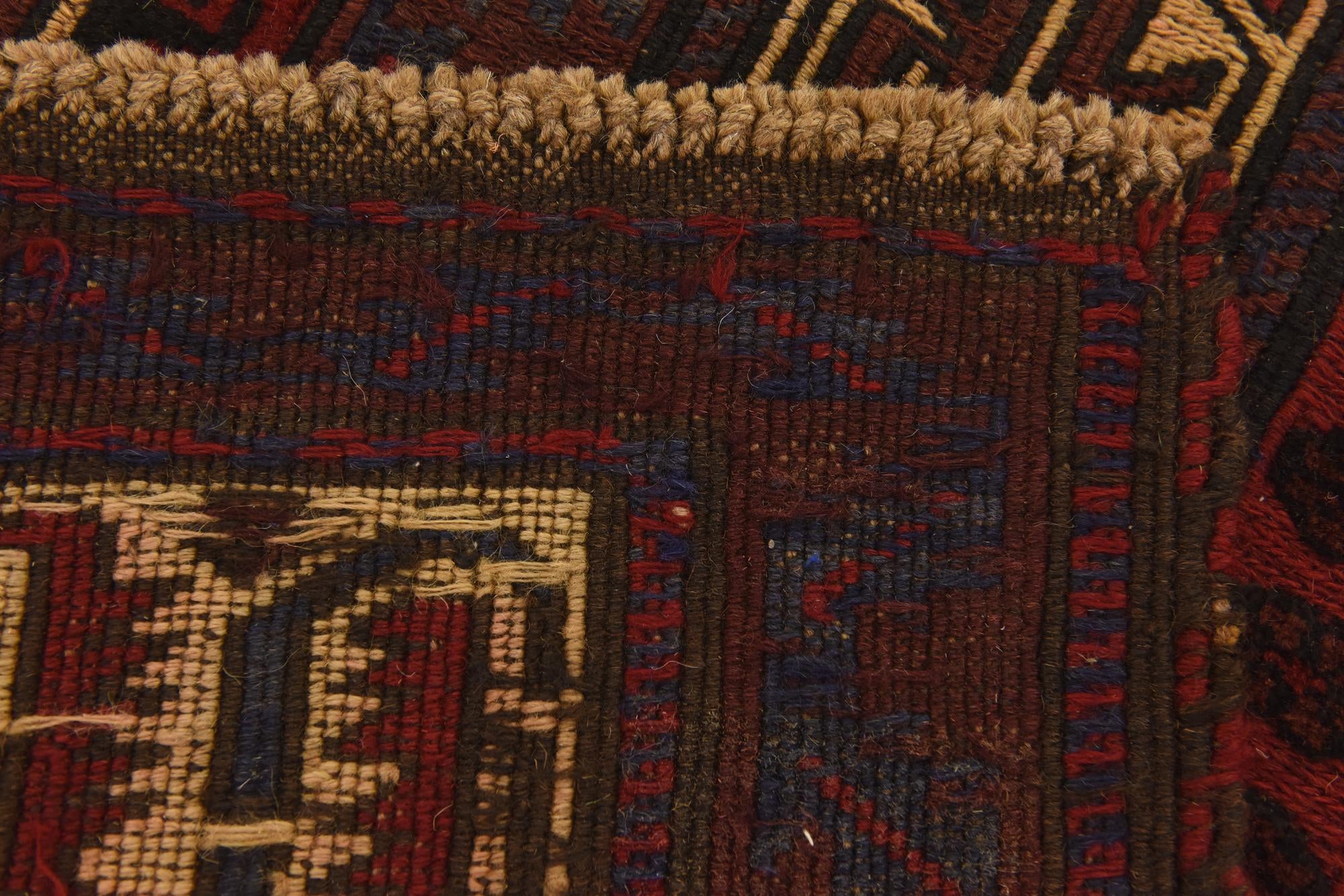 6' 2 x 8' 8 Hand Knotted Sumak Wool Rug