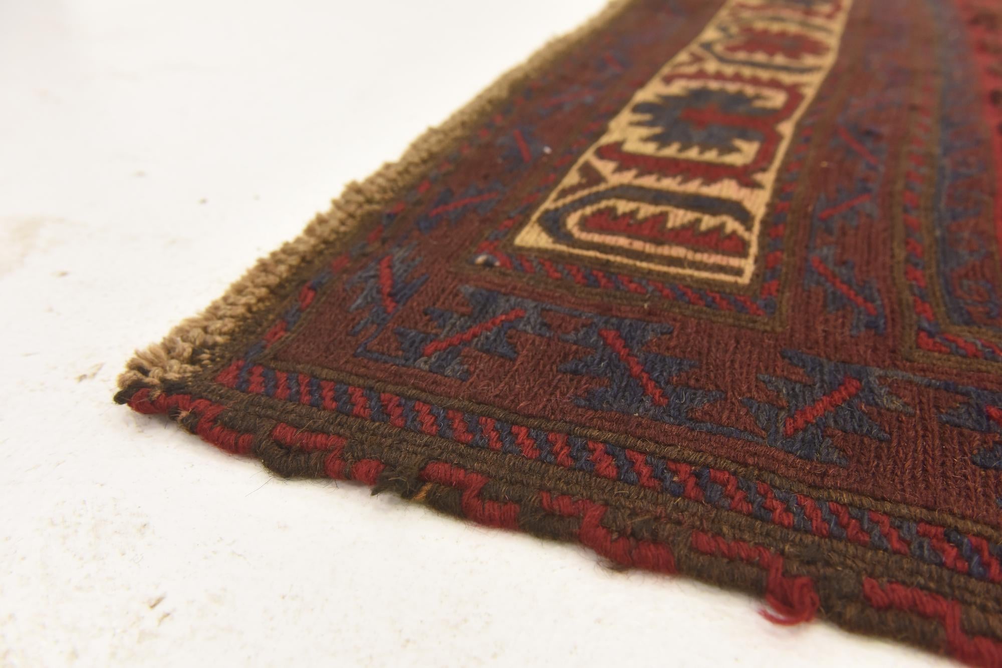 6' 2 x 8' 8 Hand Knotted Sumak Wool Rug