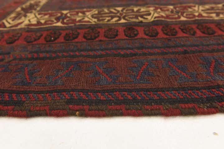 6' 2 x 8' 8 Hand Knotted Sumak Wool Rug