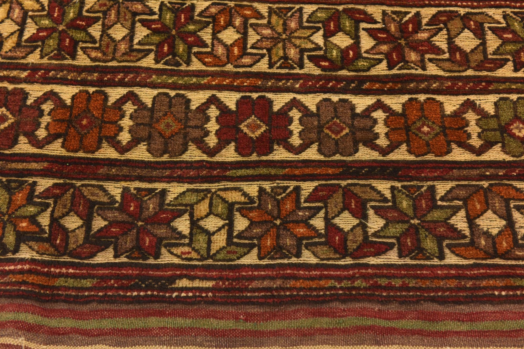 6' 1 x 9' 9 Hand Knotted Sumak Wool Rug