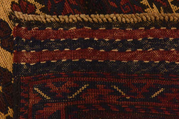 195cm x 275cm Hand Knotted Sumak Wool Rug