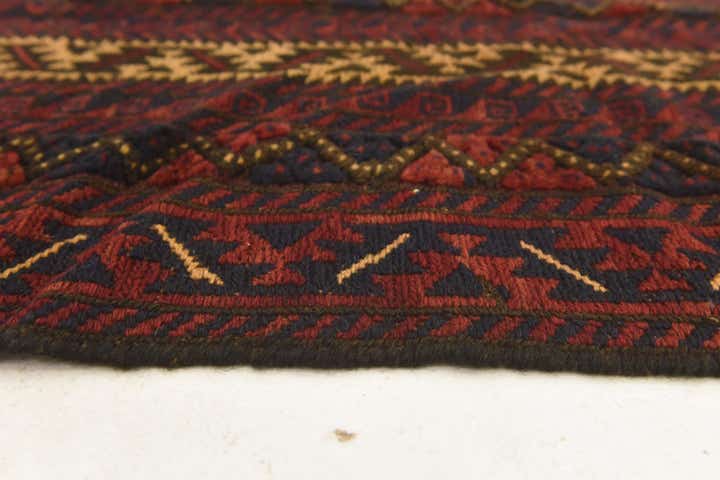 195cm x 275cm Hand Knotted Sumak Wool Rug