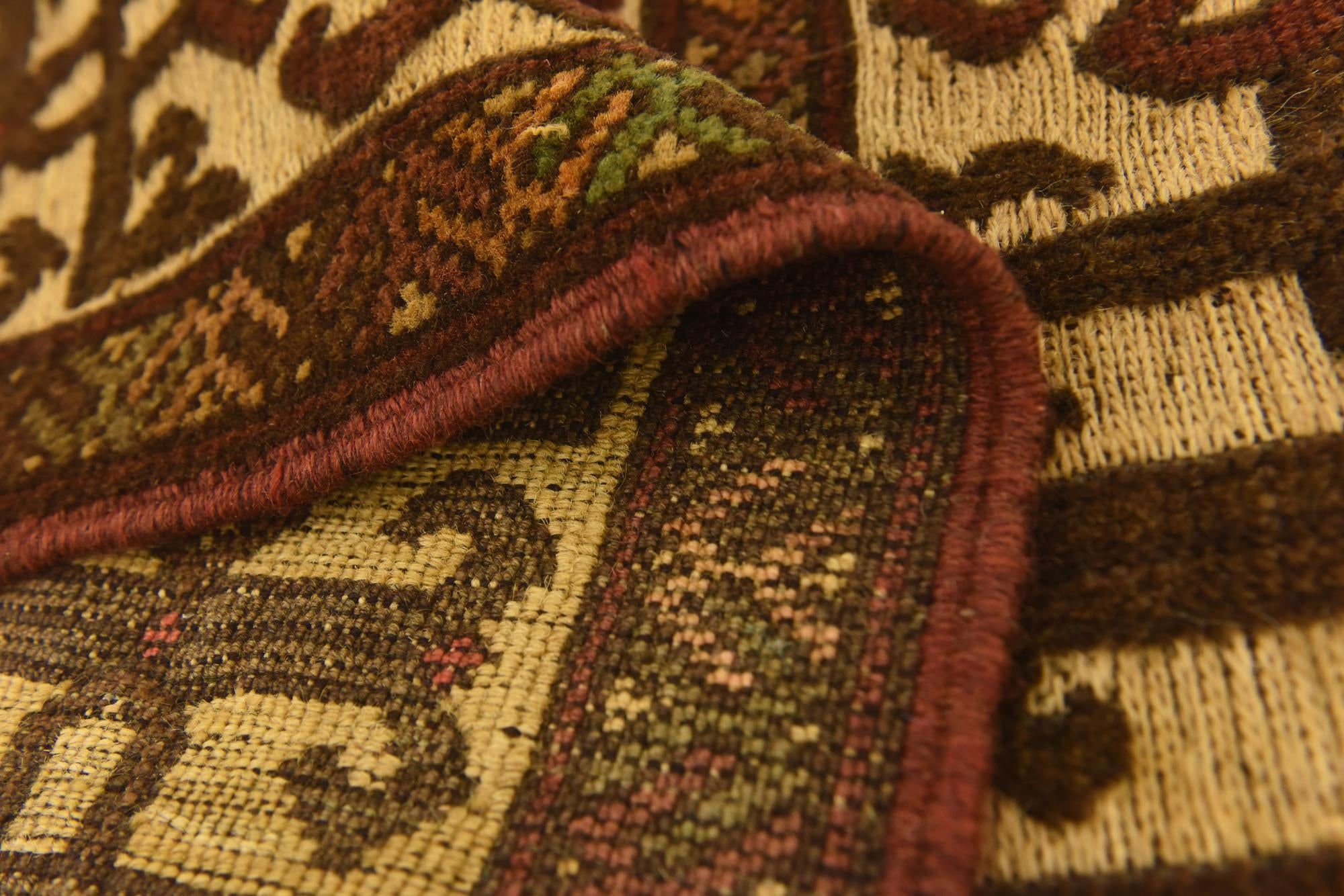 4' 2 x 5' 11 Hand Knotted Sumak Wool Rug