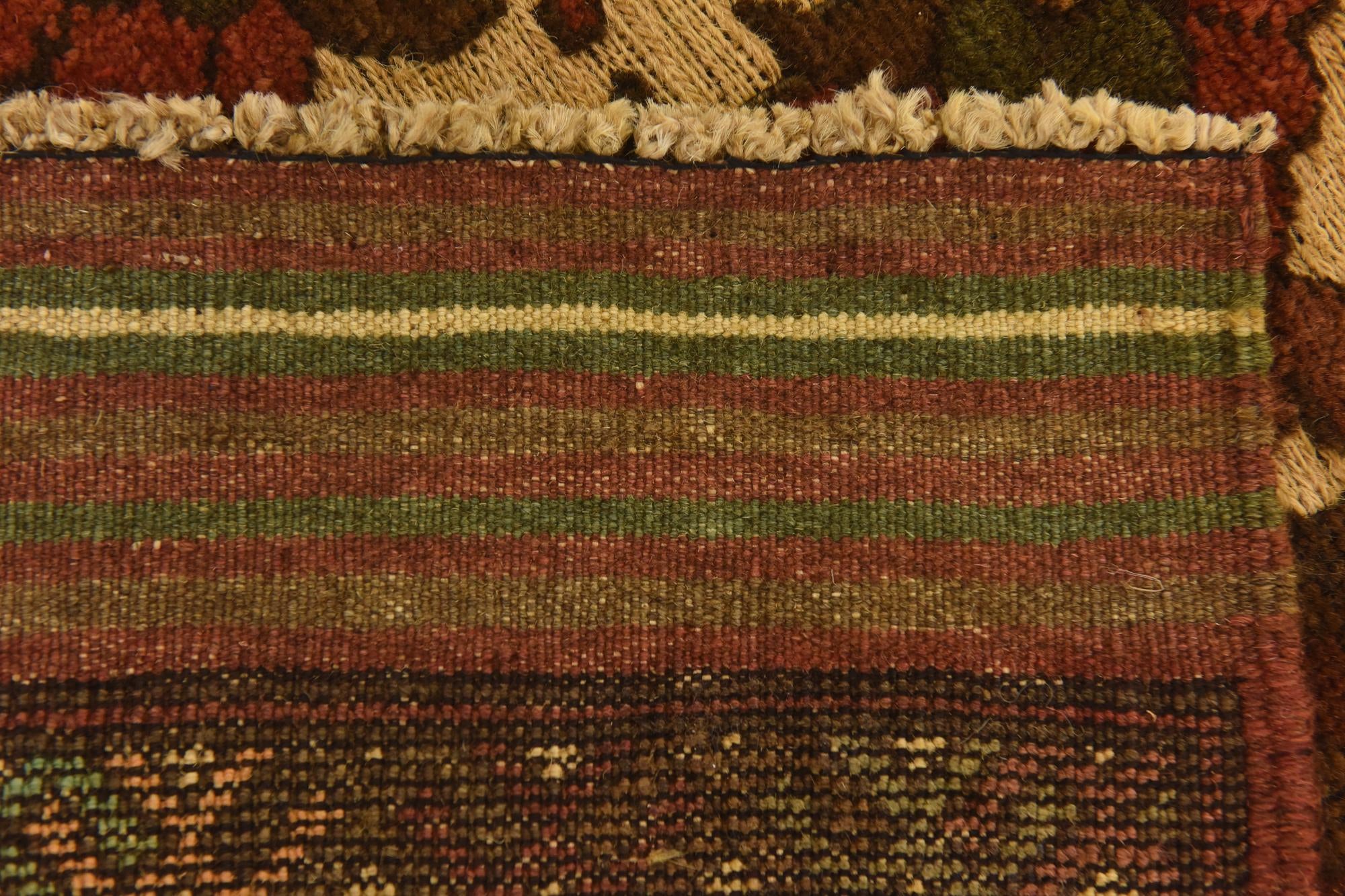 4' 2 x 5' 11 Hand Knotted Sumak Wool Rug