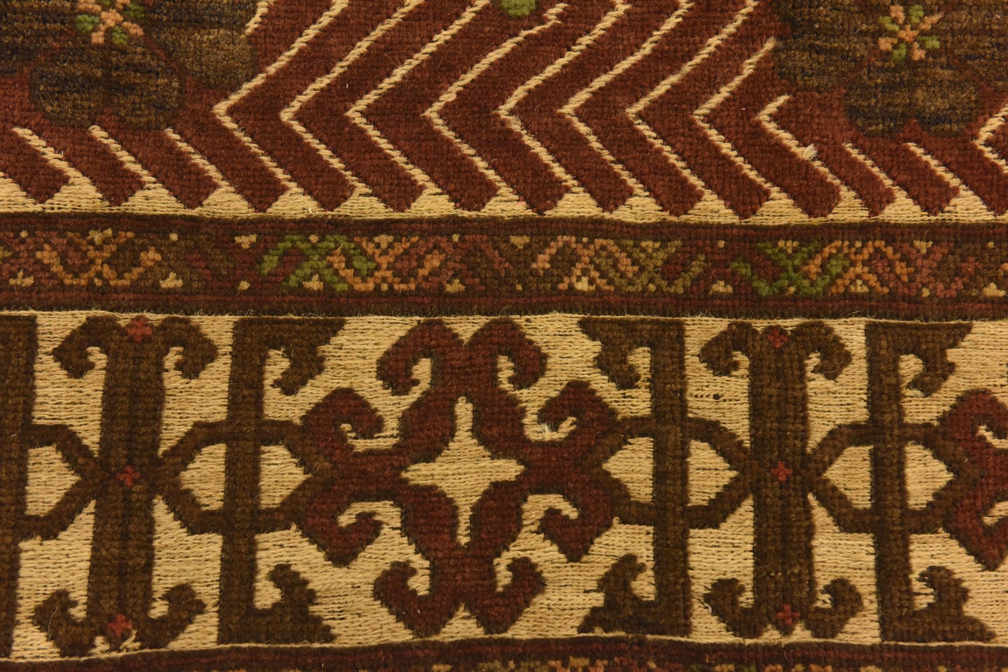 4' 2 x 5' 11 Hand Knotted Sumak Wool Rug