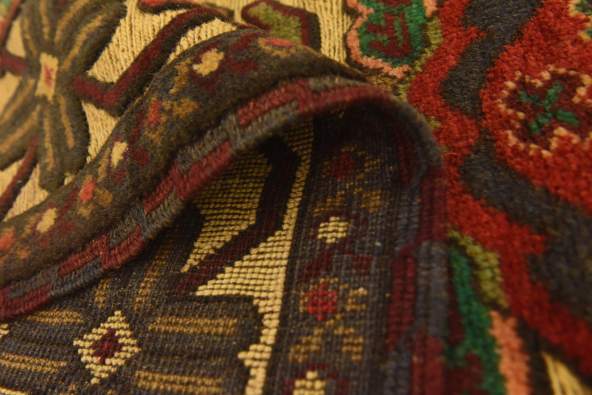 4' 2 x 5' 11 Hand Knotted Sumak Wool Rug