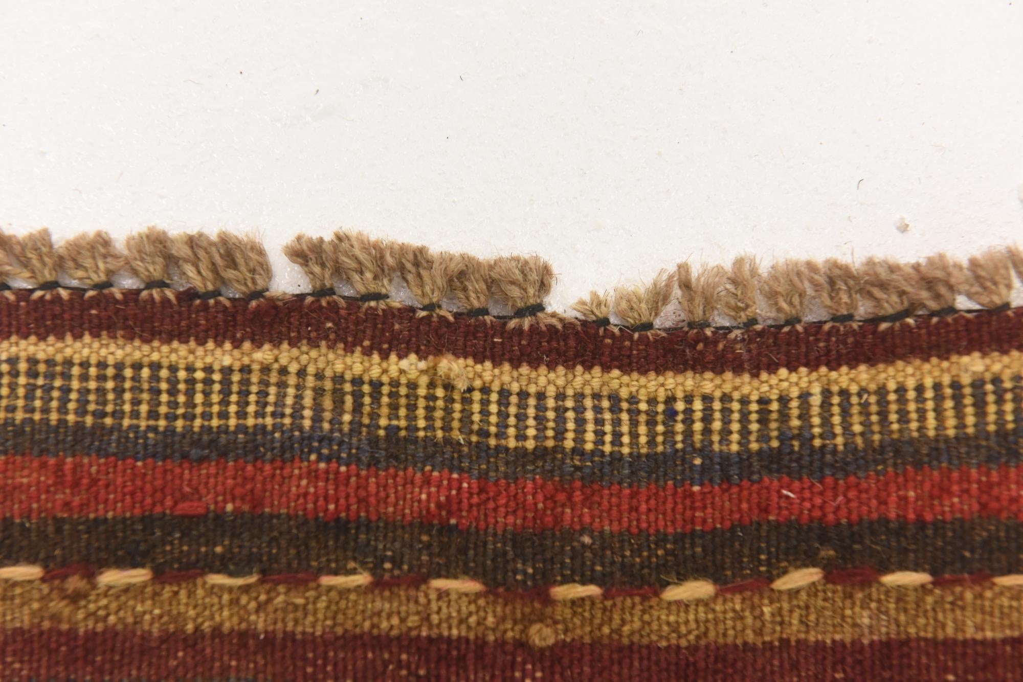 4' 2 x 5' 11 Hand Knotted Sumak Wool Rug