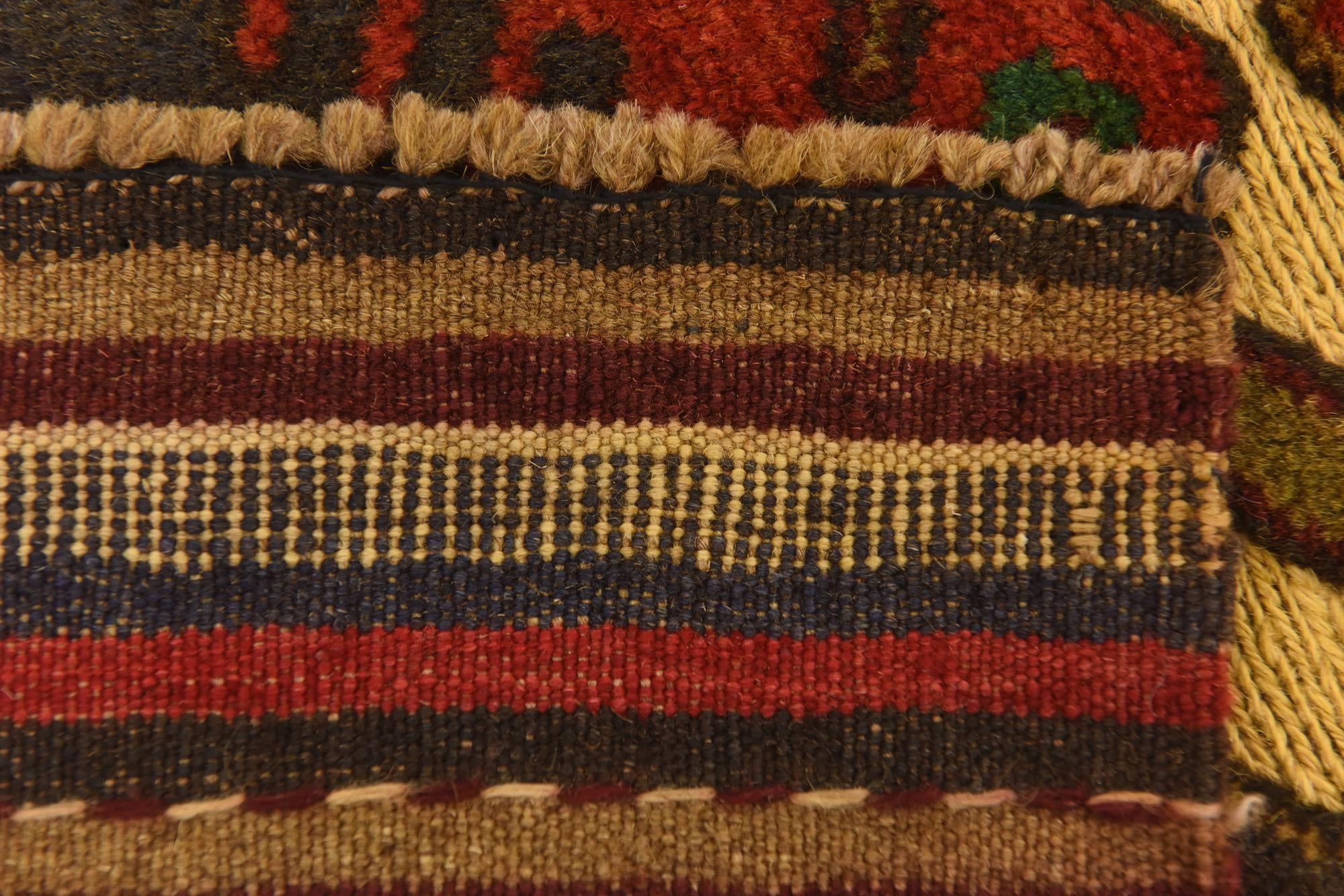 4' 2 x 5' 11 Hand Knotted Sumak Wool Rug
