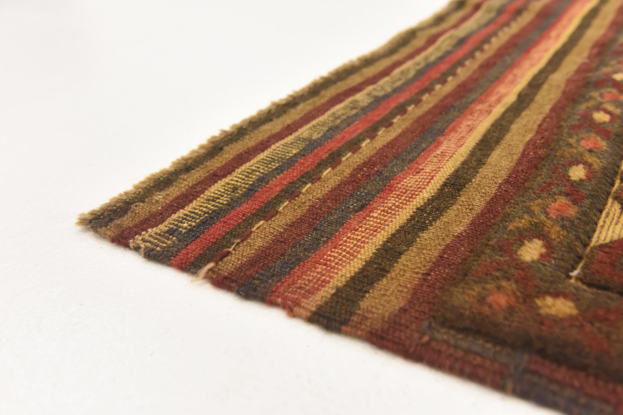 4' 2 x 5' 11 Hand Knotted Sumak Wool Rug
