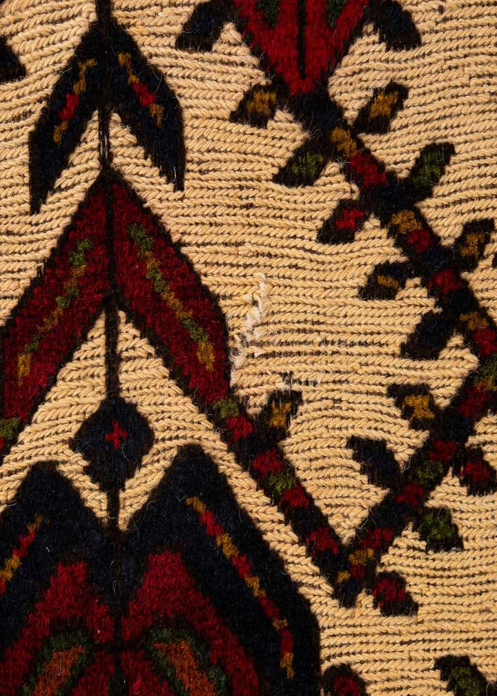 7' 1 x 9' 7 Hand Knotted Sumak Oriental Wool Rug