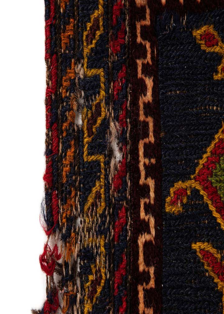 7' 1 x 9' 7 Hand Knotted Sumak Oriental Wool Rug