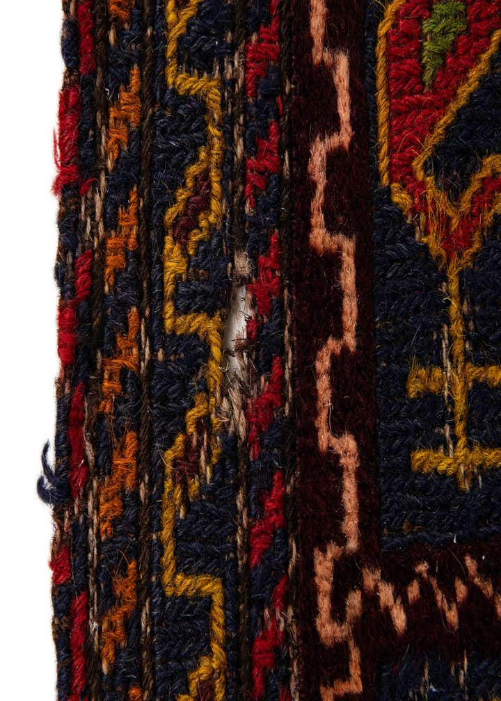 7' 1 x 9' 7 Hand Knotted Sumak Oriental Wool Rug