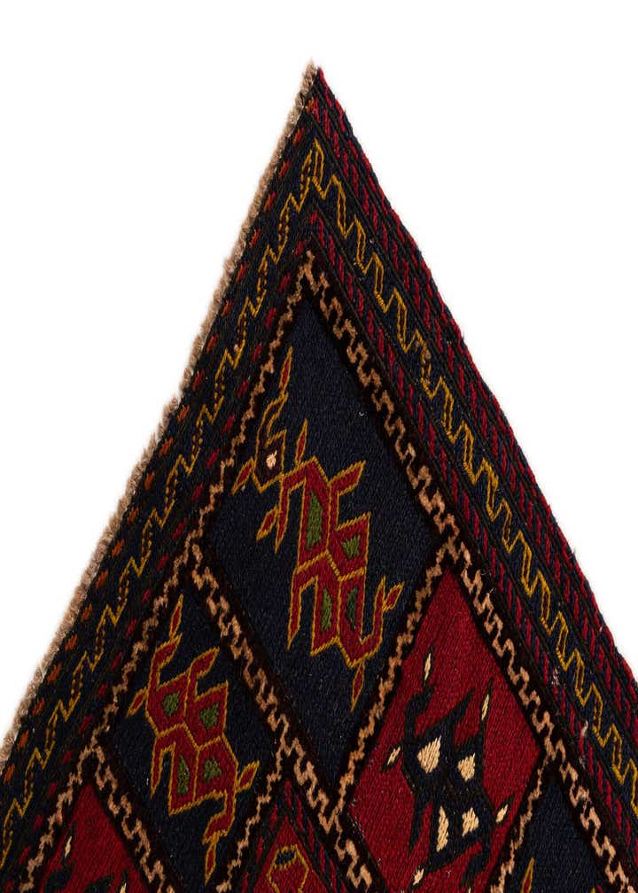7' 1 x 9' 7 Hand Knotted Sumak Oriental Wool Rug