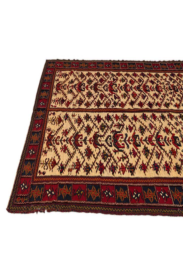 7' 1 x 9' 7 Hand Knotted Sumak Oriental Wool Rug