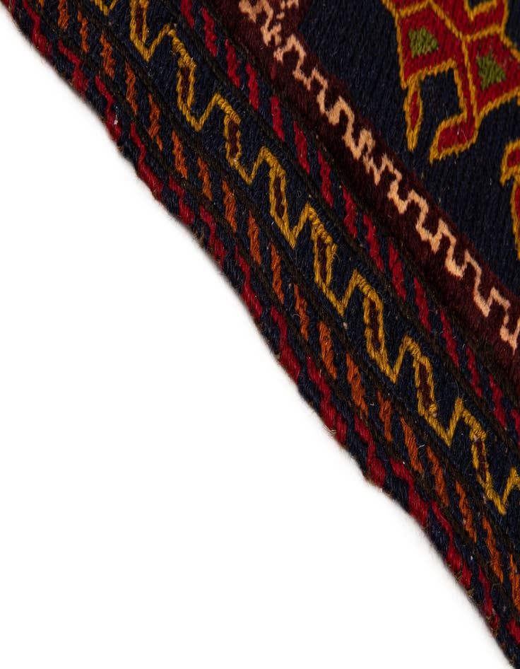 Detail image of 7' 1 x 9' 7 Hand Knotted Sumak Oriental Wool Rug