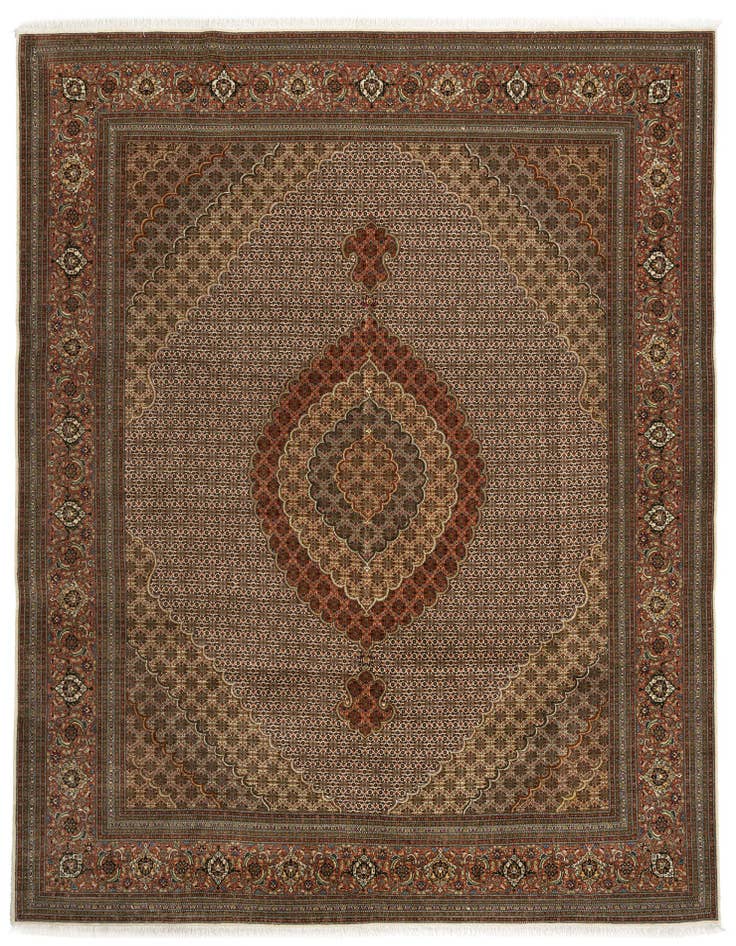 Detail image of 9' 10 x 12' 11 Tabriz Mahi Rug
