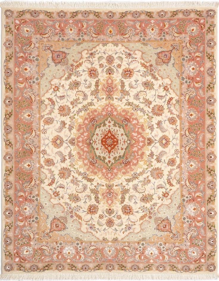 Detail image of 4' 11 x 6' 8 Tabriz Rug