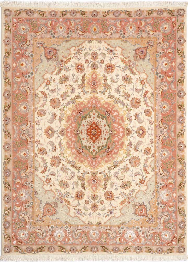 4' 11 x 6' 8 Tabriz Rug