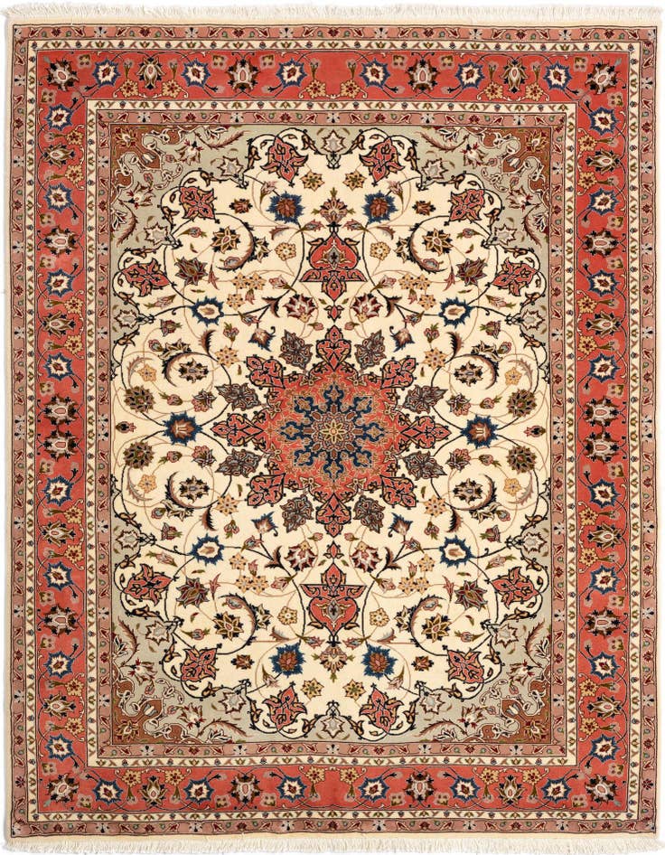 Detail image of 4' 11 x 6' 7 Tabriz Rug