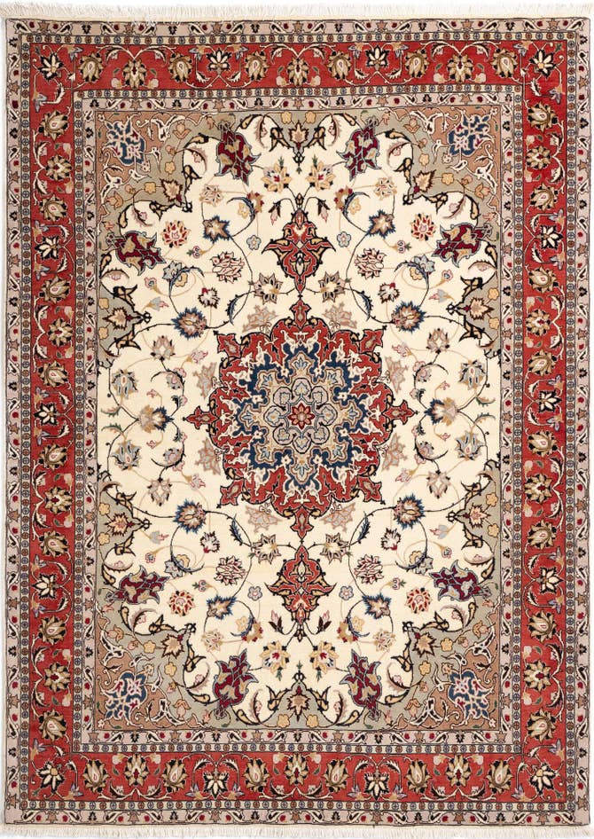Detail image of 5' x 7' Tabriz Rug