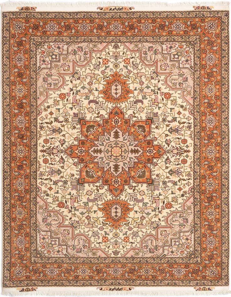 Detail image of 4' 11 x 6' 9 Tabriz Rug