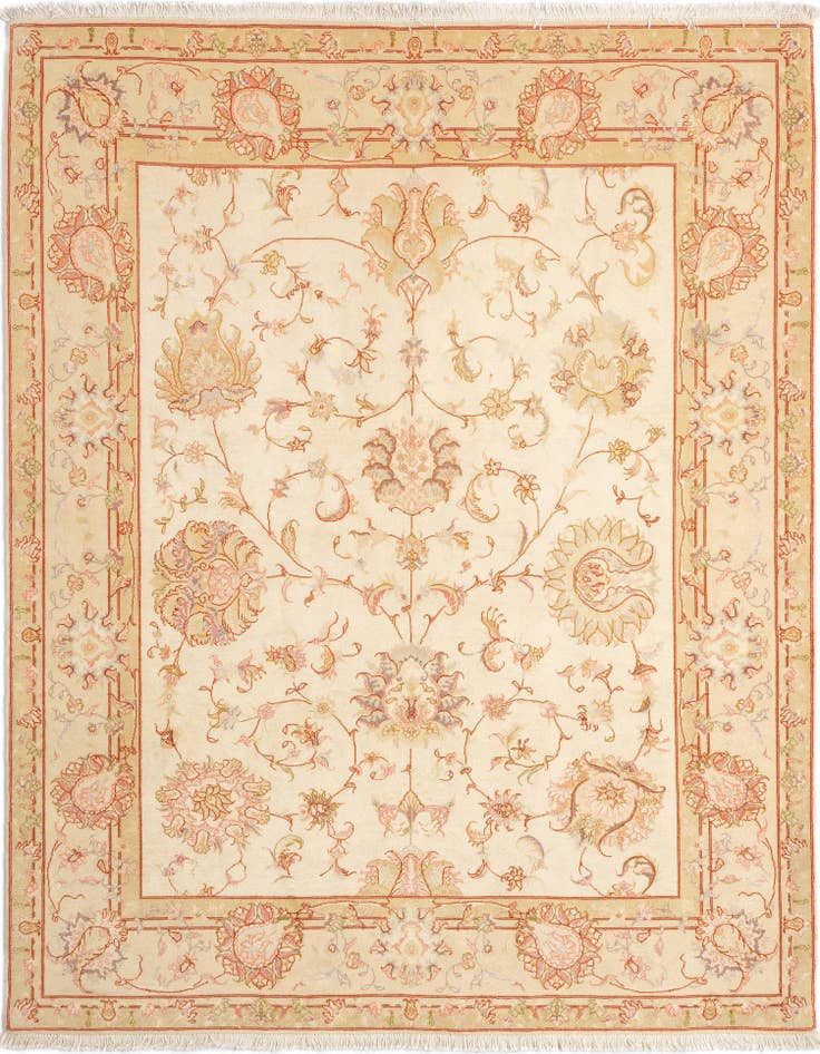 Detail image of 5' x 6' 7 Tabriz Rug